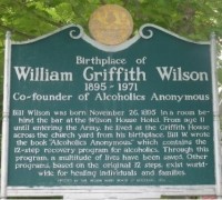 Birthplace of Bill Wilson