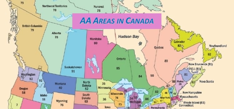 AA Areas in Canada